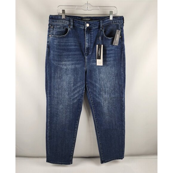 Liverpool Jeans Women 14/32 Dickenson Blue Non-Skinny Skinny Hi Rise (32x27) NWT - Picture 1 of 14